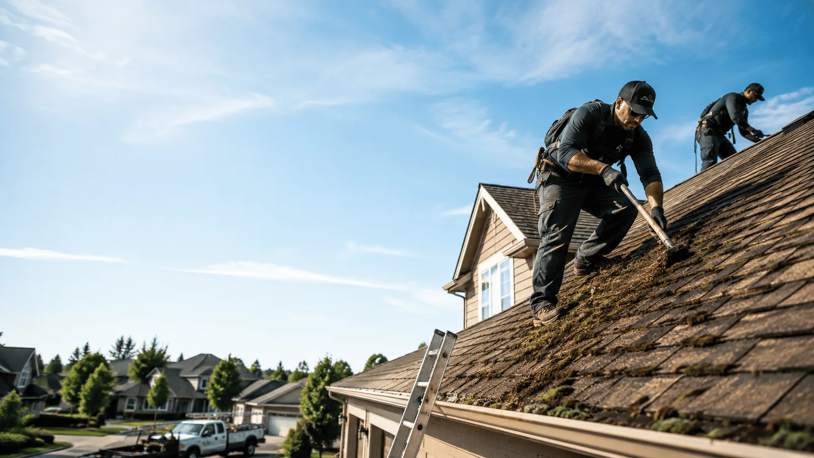 Roof Moss Removal in Lafayette, MN near me